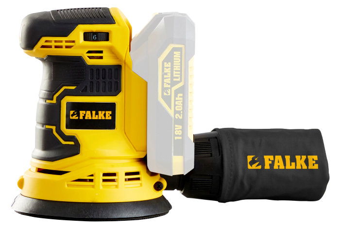 Falke akku eksentersliper 125 mm